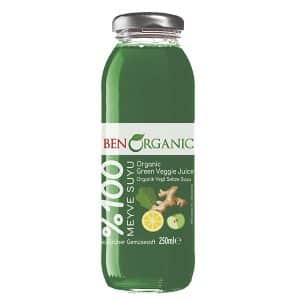 BenOrganic Organic Green Veggie Juice - 250ml - 100% Organic